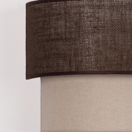 Brilagi - Επιτοίχιο φωτιστικό LED BOHO ECO 1xE27/10W/230V καφέ/κρεμ