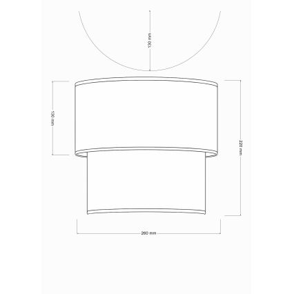 Brilagi - Επιτοίχιο φωτιστικό LED BOHO ECO 1xE27/10W/230V καφέ/κρεμ