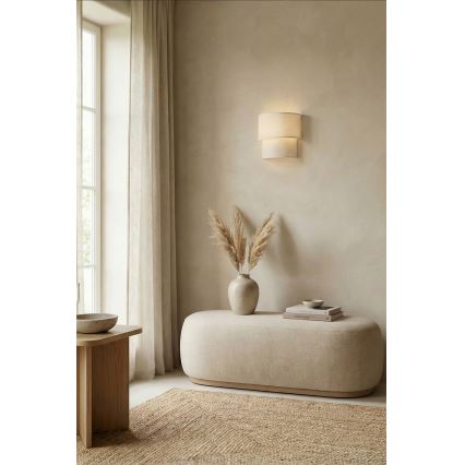 Brilagi - Επιτοίχιο φωτιστικό LED BOHO ECO 1xE27/10W/230V εκρού