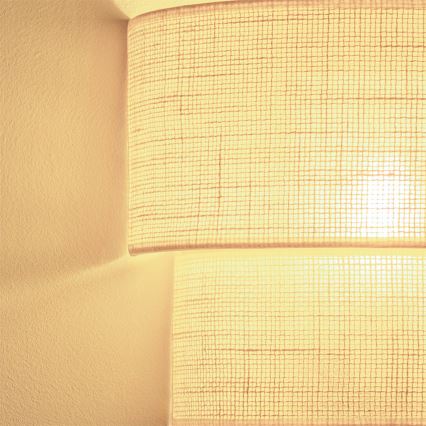 Brilagi - Επιτοίχιο φωτιστικό LED BOHO ECO 1xE27/10W/230V εκρού