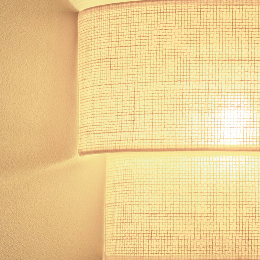 Brilagi - Επιτοίχιο φωτιστικό LED BOHO ECO 1xE27/10W/230V εκρού