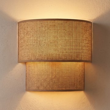 Brilagi - Επιτοίχιο φωτιστικό LED BOHO ECO 1xE27/10W/230V μπεζ