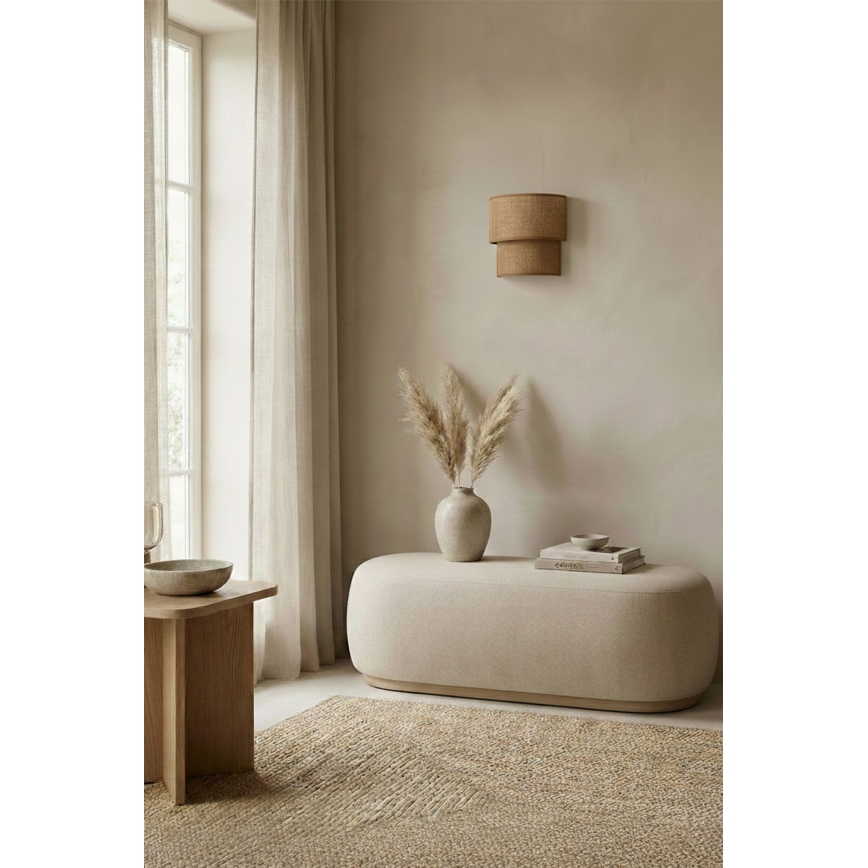 Brilagi - Επιτοίχιο φωτιστικό LED BOHO ECO 1xE27/10W/230V μπεζ