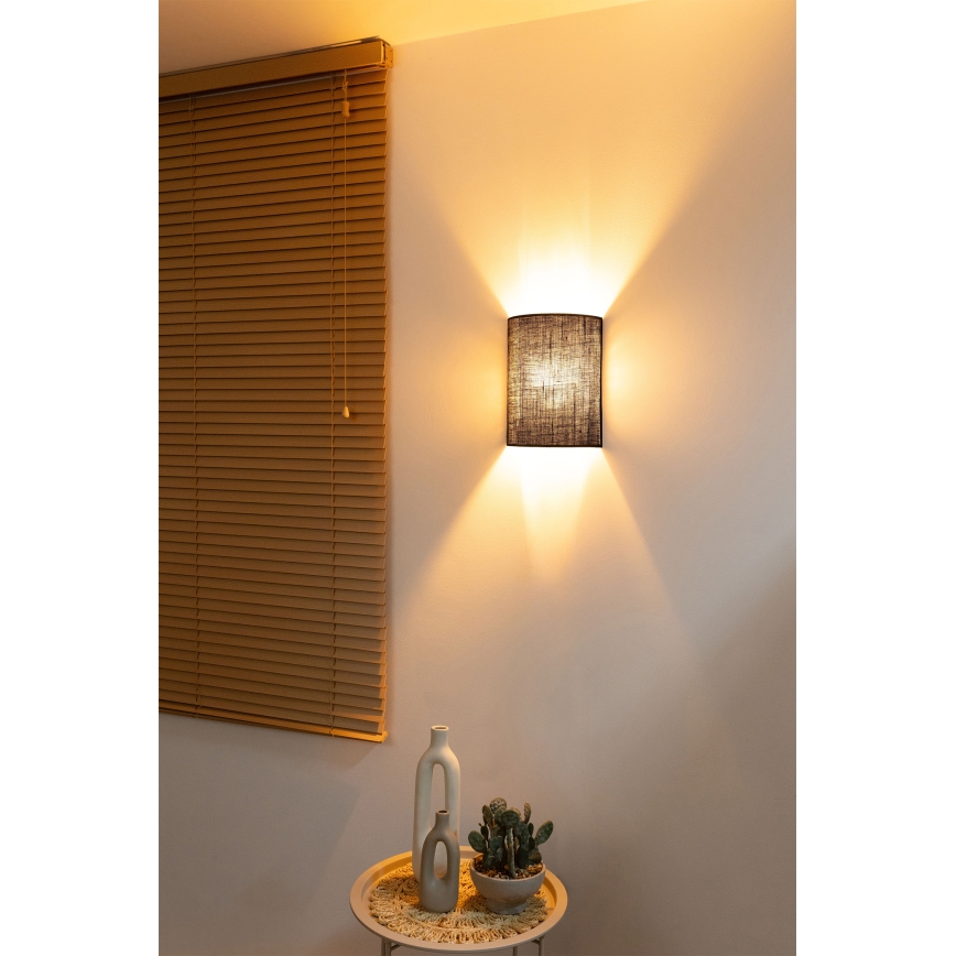 Brilagi - Επιτοίχιο φωτιστικό LED BOHO STYLE 1xE27/15W/230V καφέ