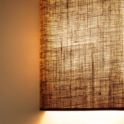 Brilagi - Επιτοίχιο φωτιστικό LED BOHO STYLE 1xE27/15W/230V καφέ