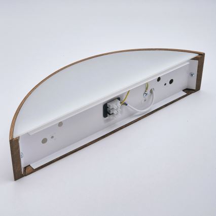 Brilagi - Επιτοίχιο φωτιστικό LED CARVALHO 1xE27/15W/230V δρυς κεράσι