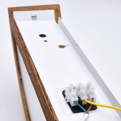 Brilagi - Επιτοίχιο φωτιστικό LED CARVALHO 1xE27/15W/230V δρυς κεράσι