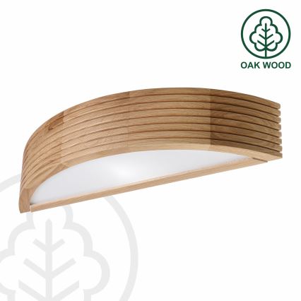 Brilagi - Επιτοίχιο φωτιστικό LED CARVALHO MODERN 1xE27/60W/230V χρώμα δρυός