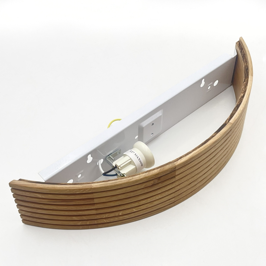 Brilagi - Επιτοίχιο φωτιστικό LED CARVALHO MODERN 1xE27/60W/230V χρώμα δρυός
