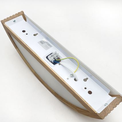Brilagi - Επιτοίχιο φωτιστικό LED CARVALHO MODERN 1xE27/60W/230V χρώμα δρυός