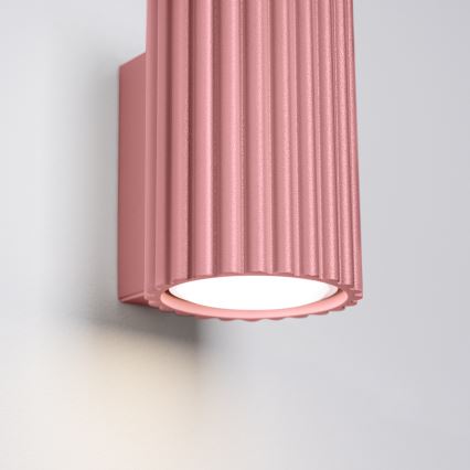 Brilagi - Επιτοίχιο φωτιστικό LED CRESTO 1xGU10/10W/230V 10 cm ροζ