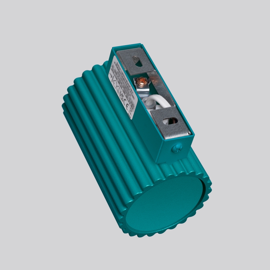 Brilagi - Επιτοίχιο φωτιστικό LED CRESTO 1xGU10/10W/230V 10 cm τιρκουάζ