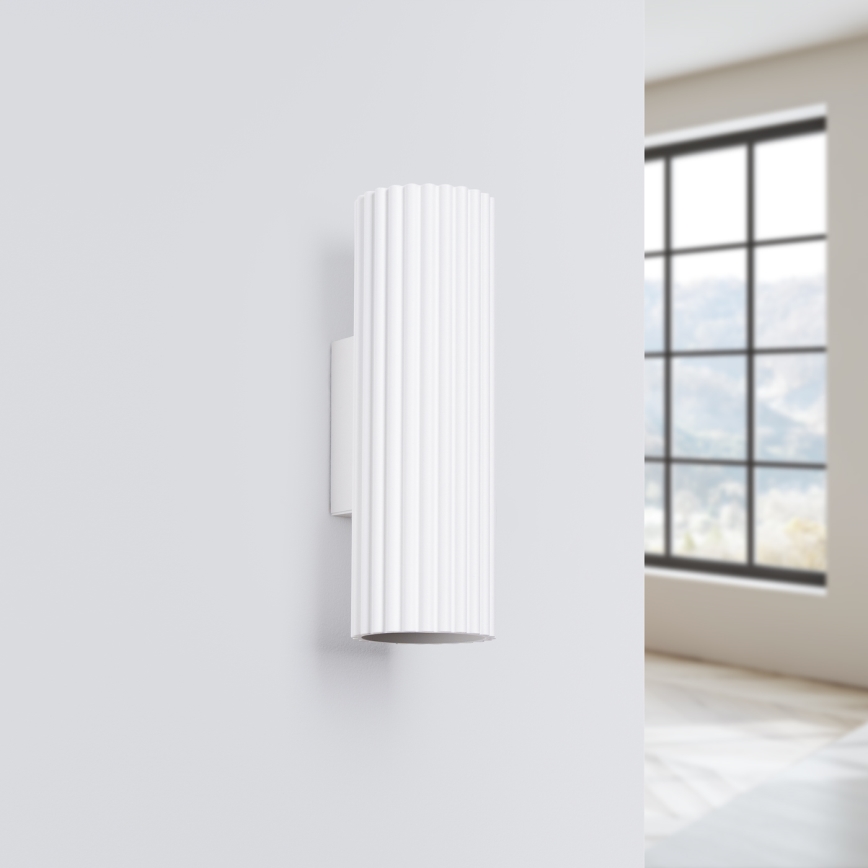 Brilagi - Επιτοίχιο φωτιστικό LED CRESTO 2xGU10/10W/230V 20 cm λευκό