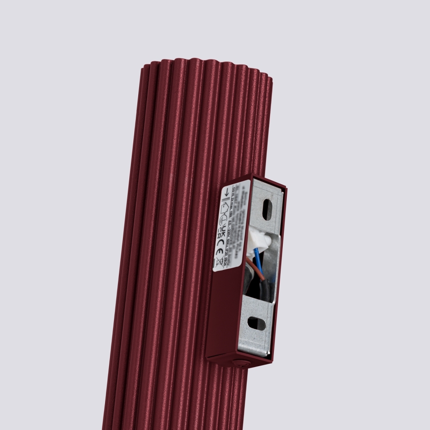 Brilagi - Επιτοίχιο φωτιστικό LED CRESTO 2xGU10/10W/230V 30 cm μπορντό