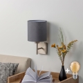 BRILAGI - Επιτοίχιο φωτιστικό LED NUBILA 1xE27/60W/230V ματ χρώμιο/ανθρακί