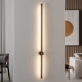 Brilagi - Επιτοίχιο φωτιστικό LED WOODY LINE LED/7W/230V 4000K 60 cm δρυς καρυδιά
