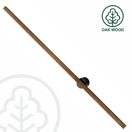 Brilagi - Επιτοίχιο φωτιστικό LED WOODY LINE LED/7W/230V 4000K 60 cm δρυς καρυδιά