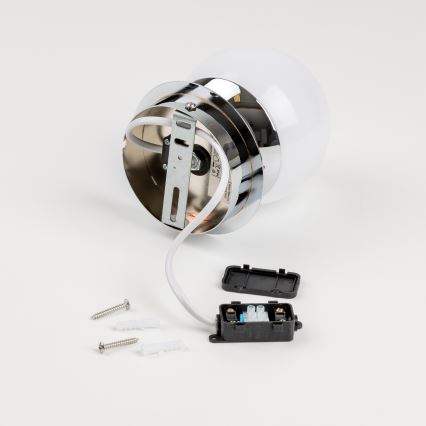 Brilagi - LED επιτοίχιο φωτιστικό μπάνιου BALL LED/6W/230V 3000/4000/6500K IP44 γυαλιστερό χρώμιο