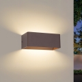 Brilagi - Επιτοίχιο φωτιστικό LED εξωτερικού χώρου DONNANI LED/7W/230V 20 cm καφέ IP44