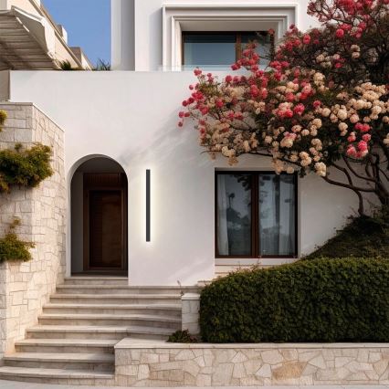 Brilagi - LED επιτοίχιο φωτιστικό εξωτερικού χώρου LINEAR LED/22W/230V 4000K IP65 100 cm ανθρακί CRI 90