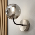 BRILAGI - Επιτοίχιο φωτιστικό MALIVA 1xE14/15W/230V ματ χρώμιο/καπνιστό