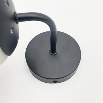 Brilagi - Επιτοίχιο φωτιστικό MALIVA 1xE14/15W/230V μαύρο/λευκό