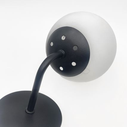 Brilagi - Επιτοίχιο φωτιστικό MALIVA 1xE14/15W/230V μαύρο/λευκό