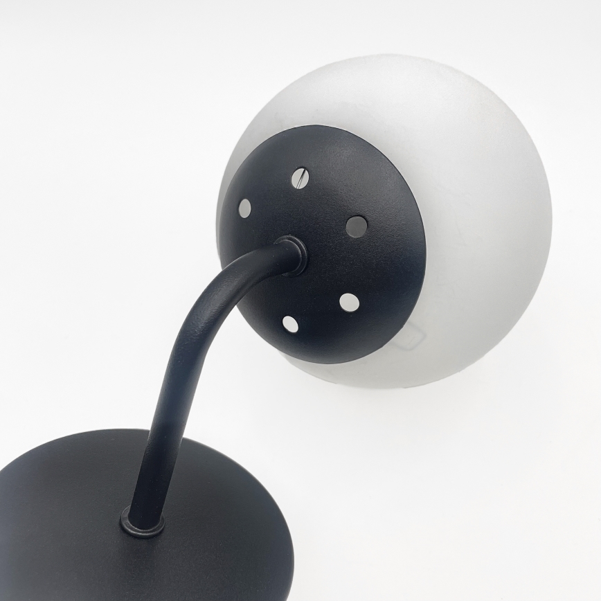 Brilagi - Επιτοίχιο φωτιστικό MALIVA 1xE14/15W/230V μαύρο/λευκό