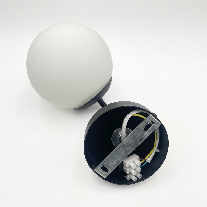 Brilagi - Επιτοίχιο φωτιστικό MALIVA 1xE14/15W/230V μαύρο/λευκό