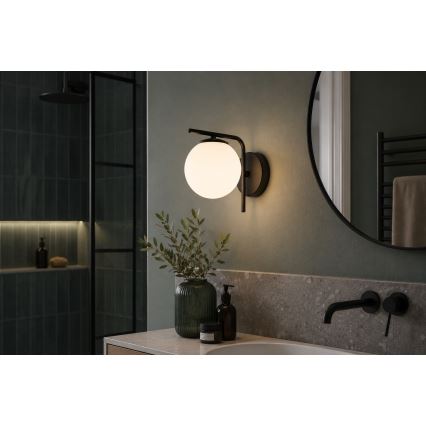 Brilagi - Επιτοίχιο φωτιστικό MILO 1xE27/60W/230V μαύρο