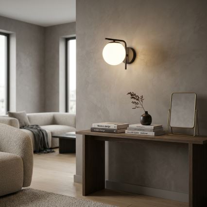 Brilagi - Επιτοίχιο φωτιστικό MILO 1xE27/60W/230V μαύρο