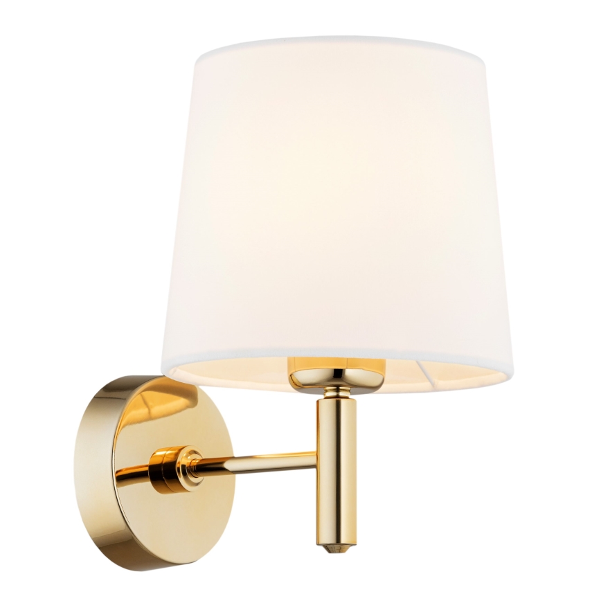 Brilagi - Επιτοίχιο φωτιστικό MONTE 1xE27/60W/230V κρεμ/χρυσό