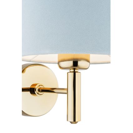 Brilagi - Επιτοίχιο φωτιστικό MONTE 1xE27/60W/230V μπλε/χρυσό