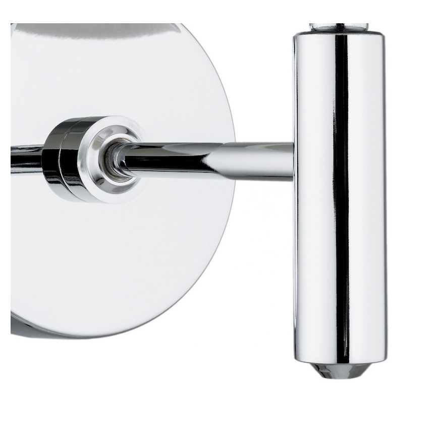 Brilagi - Επιτοίχιο φωτιστικό MONTE 1xE27/60W/230V μπεζ/γυαλιστερό χρώμιο