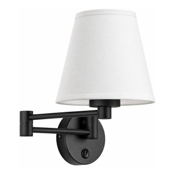 BRILAGI - Επιτοίχιο φωτιστικό NUBILA 1xE27/15W/230V λευκό/μαύρο