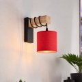 BRILAGI - Επιτοίχιο φωτιστικό NUBILA 1xE27/60W/230V καφέ/μαύρο/κόκκινο