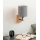 Brilagi - Επιτοίχιο φωτιστικό NUBILA WOOD 1xE27/25W/230V βελανιδιά/μαύρο/ανοιχτό γκρι