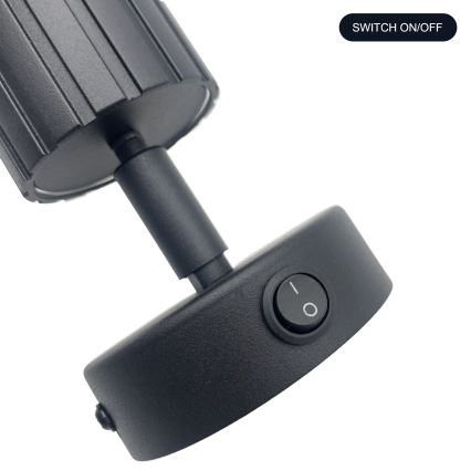 Brilagi - Επιτοίχιο φωτιστικό σποτ CRISPINA 1xGU10/10W/230V μαύρο