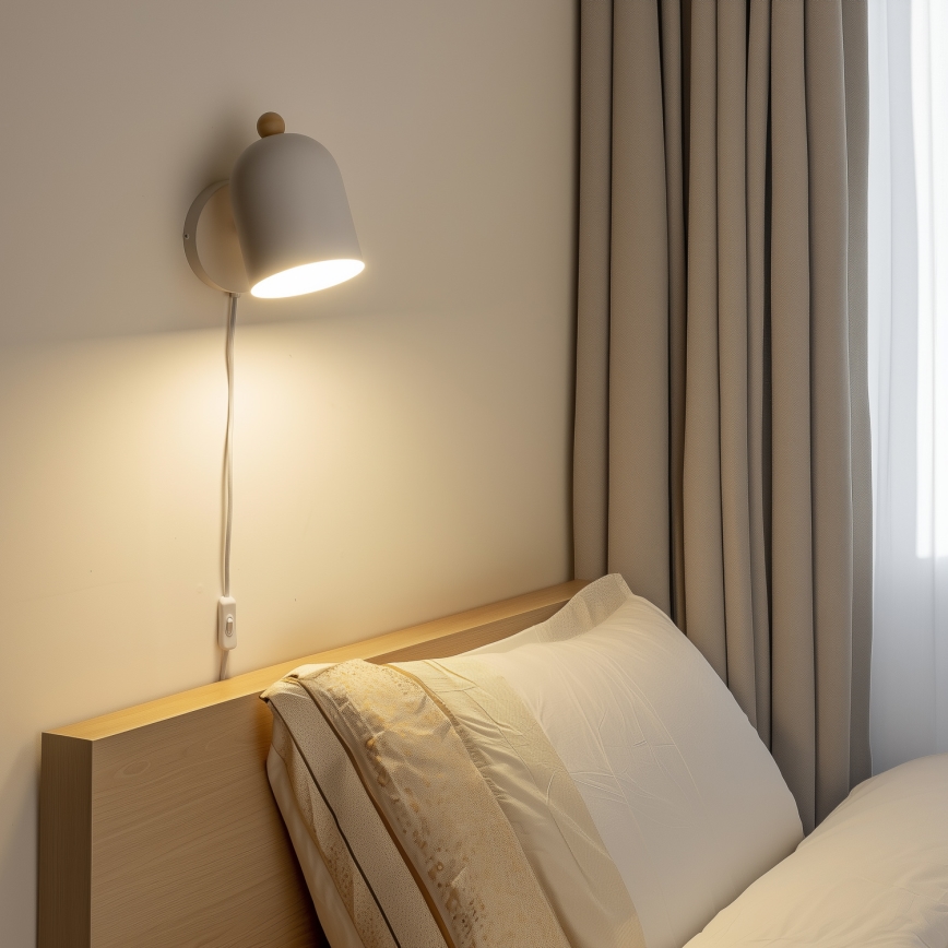 Brilagi - Επιτοίχιο φωτιστικό σποτ GALLION 1xE27/15W/230V λευκό