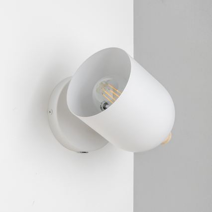 Brilagi - Επιτοίχιο φωτιστικό σποτ GALLION 1xE27/15W/230V λευκό