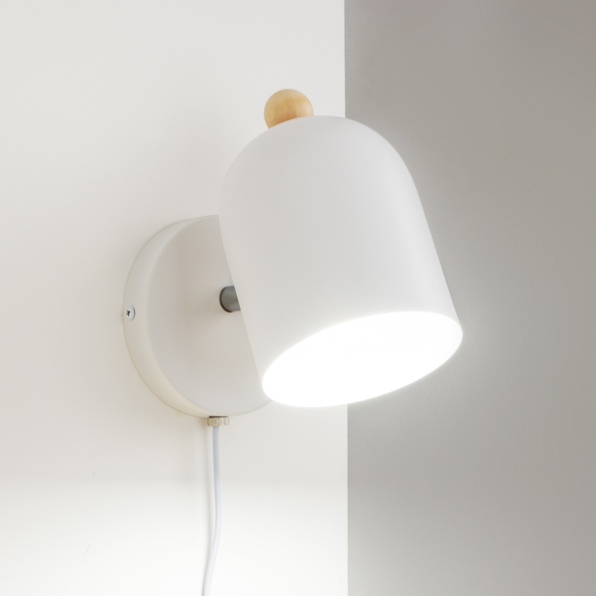 Brilagi - Επιτοίχιο φωτιστικό σποτ GALLION 1xE27/15W/230V λευκό