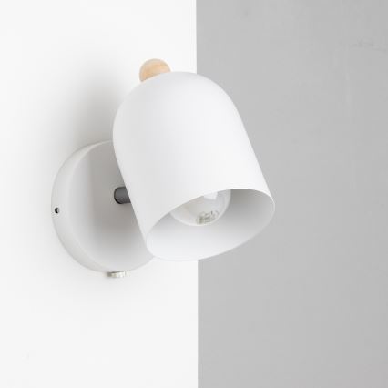 Brilagi - Επιτοίχιο φωτιστικό σποτ GALLION 1xE27/15W/230V λευκό