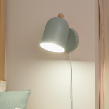 Brilagi - Επιτοίχιο φωτιστικό σποτ GALLION 1xE27/15W/230V πράσινο