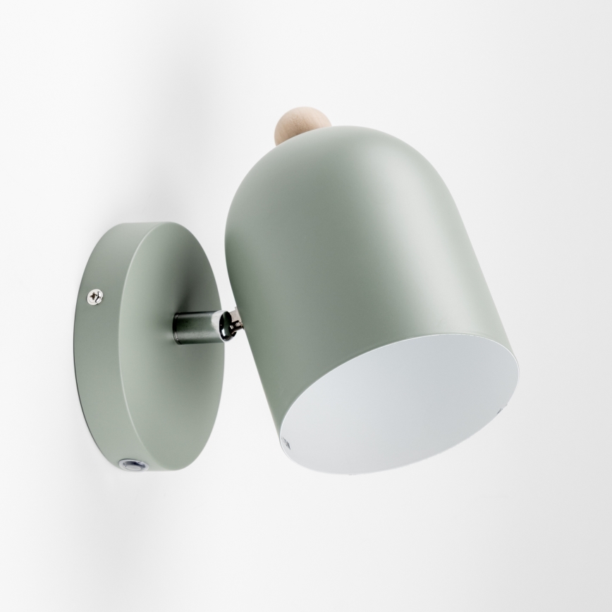 Brilagi - Επιτοίχιο φωτιστικό σποτ GALLION 1xE27/15W/230V πράσινο