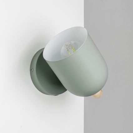 Brilagi - Επιτοίχιο φωτιστικό σποτ GALLION 1xE27/15W/230V πράσινο