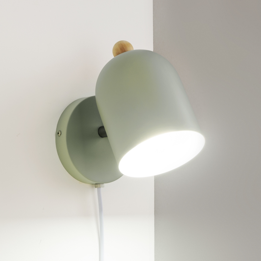 Brilagi - Επιτοίχιο φωτιστικό σποτ GALLION 1xE27/15W/230V πράσινο