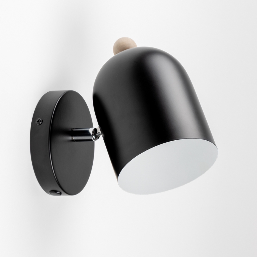 Brilagi - Επιτοίχιο φωτιστικό σποτ GALLION 1xE27/15W/230V μαύρο