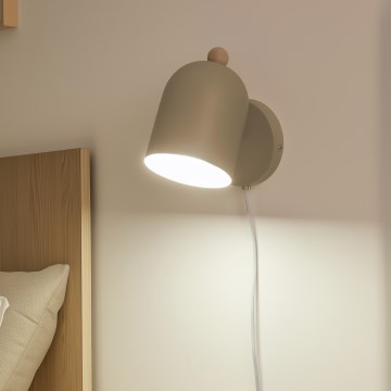 Brilagi - Επιτοίχιο φωτιστικό σποτ GALLION 1xE27/15W/230V μπεζ