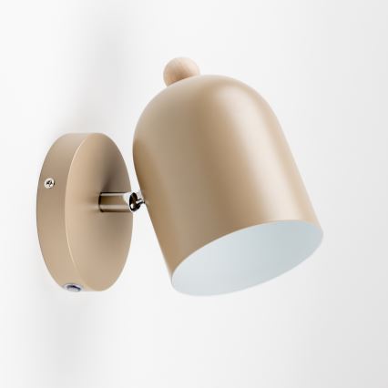 Brilagi - Επιτοίχιο φωτιστικό σποτ GALLION 1xE27/15W/230V μπεζ