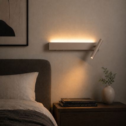 Brilagi - Επιτοίχιο φωτιστικό σποτ LED ARLIX LED/3W/230V + LED/7W μπεζ CRI 90
